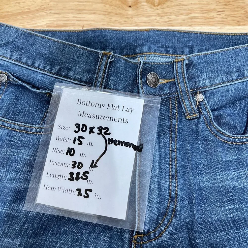 Brooks Brothers Mens Jeans Dark Denim Supima Cotton Straight Fit 30x30 USA Made